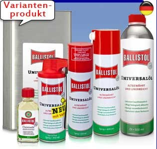 Ballistol Universall, schmiert, reinigt und konserviert