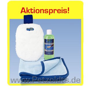 Petzoldts Premium Wasch-Wachs Set, Glanzgrad und Abperleffekt