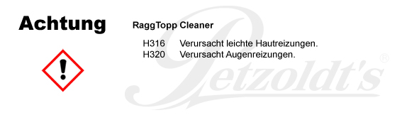 RaggTopp Cleaner CLP/GHS Verordnung