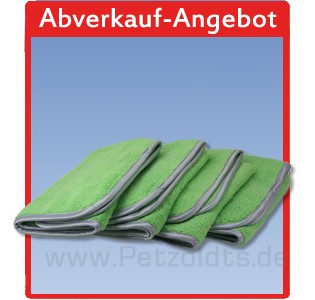 4er Set gruene Lack-Finish Tuecher