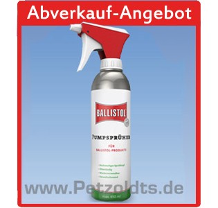 Ballistol 650 ml Nachfülldose mit Pumpsprüher