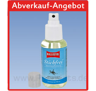 Ballistol Stichfrei, Mückenschutz, Insektenschutz, Zeckenspray