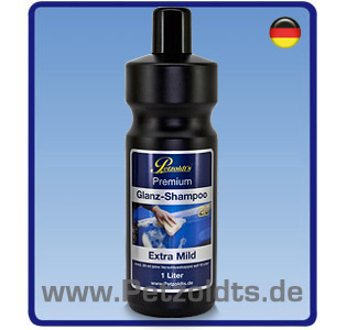 Premium Glanz-Shampoo 2.0, Extra Mild, 1 Liter, Petzoldts