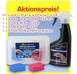 Reinigungsknete-Gleitmittel 2er Pack, Lackreinigung, Petzoldts