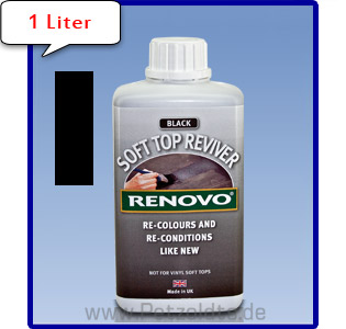 Renovo Cabrioverdeckfarbe, Schwarz, Braun, Weinrot, Grün, Blau
