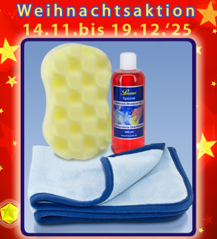 Petzoldts Mattlack Waschset, Shampoo, Waschschwamm Trockentuch