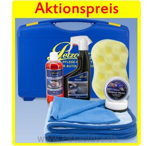 Mattlack-Komplett Pflegeset, Petzoldts Shampoo, Reiniger, Wachs