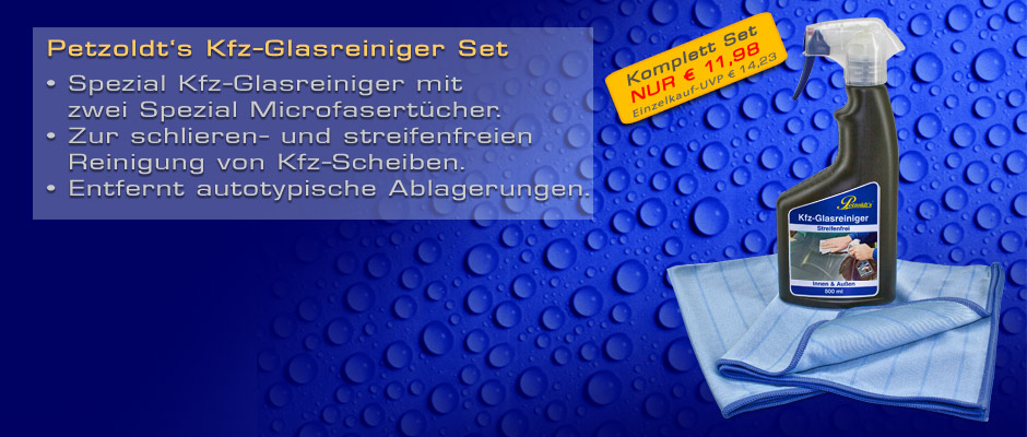 Petzoldt's Kfz-Glasreiniger Set